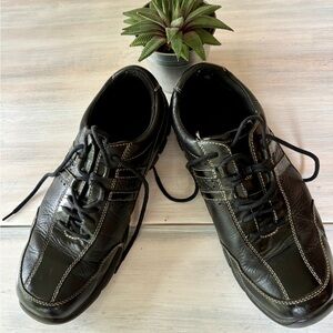 Men’s Rockport XCS Black Dress Sneakers. Size: 10.